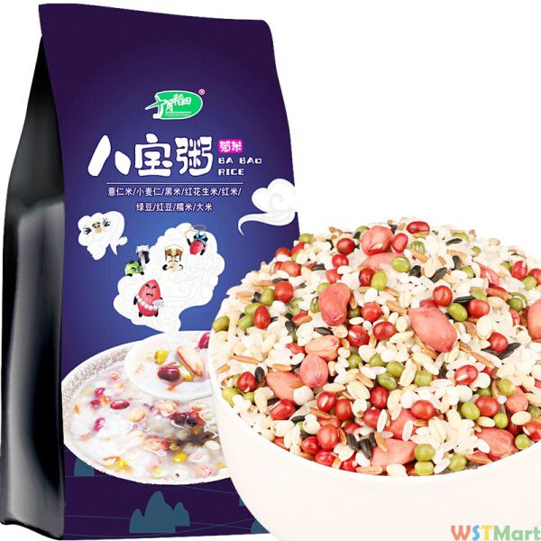 正規品販売! 十月稻田八宝粥米(红豆小麦仁糯米绿豆黑米薏仁米等杂粮腊八粥料 施釉陶
